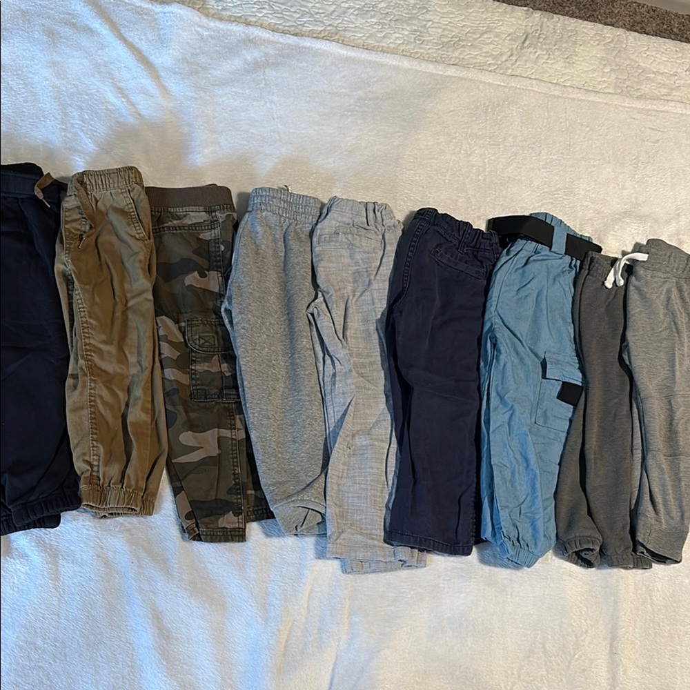 Kids Assorted Color Bottoms Set Sizes 3&4T